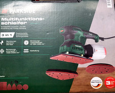 Elektro Multifunktionsschleifer PARKSIDE 3 in 1 Schleifer Schleifmaschine NEU 