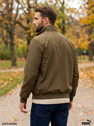 Puma herren jacket - l, braun