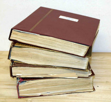 Europa/Alle Welt: Uriger Bestand in 4 dicken schweren Schaubek-Alben