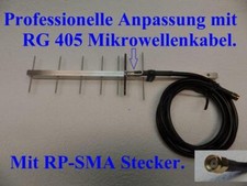 WLAN Antenne Richtantenne Yagi RP-SMA 1m Kabel RP-SMA Stecker Reichweite erhöhen