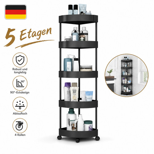 Eckregal mit rädern - eckregal,