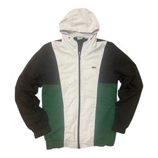 Lacoste TrackJacke Vintage (Weiß/schwarz/Grün)