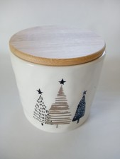 Keramik Keksdose Weihnachtsbaum mit Deckel Vorratsdose Plätzchendose Weihnachten