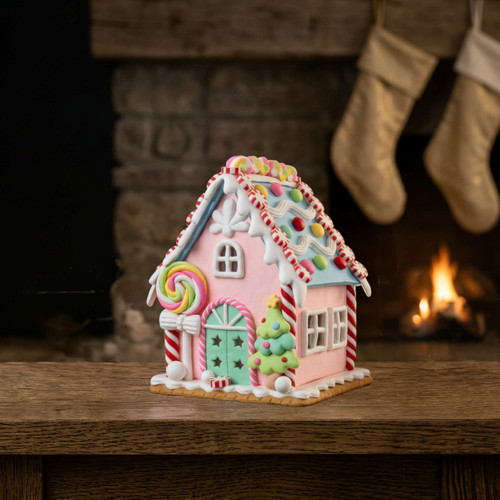 Led lebkuchenhaus 13cm - led,