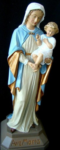 Statue skulptur maria kind - statue,