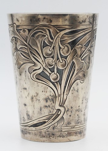 Silber becher jugendstil - silber,