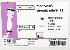 1 Paar Kompressionsstrümpfe Medi Mediven Thrombexin 18 Oberschenkelstrumpf Gr. M