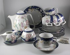 Eschenbach Bavaria, Summit - Kaffeeservice 21 tlg. Blumen Dekor