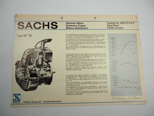Sachs st76 stationär - sachs,