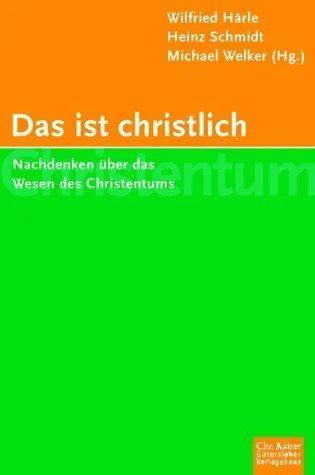 Das ist christlich nachdenken - das,