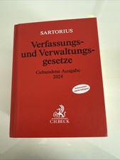 Sartorius: Verfassungs- und Verwaltungsgesetze (140. Auflage; 2024)