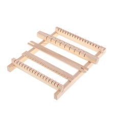 4 Stck./Set Traditionell Zum Selbermachen Holz Handwebstuhl Maschine Weben Stricken Webstuhl Werkzeug