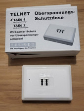Telnet Überspannungsschutzdose TAEü1 für 1 Amtsleitung Telefon