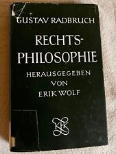 Rechtsphilosophie von Gustav