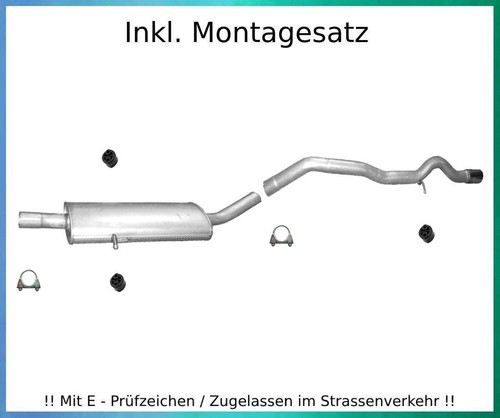 Auspuffanlage für mercedes - für,