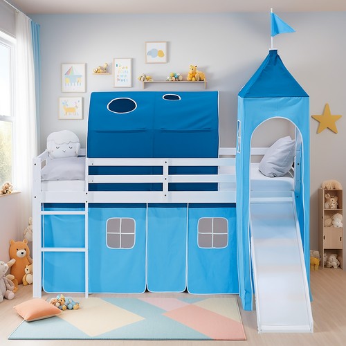 Hochbett 90x200 kinderbett - hochbett,