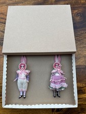 2 antike Porzellanpuppen im Originalkarton - Gebrüder Kühnlenz