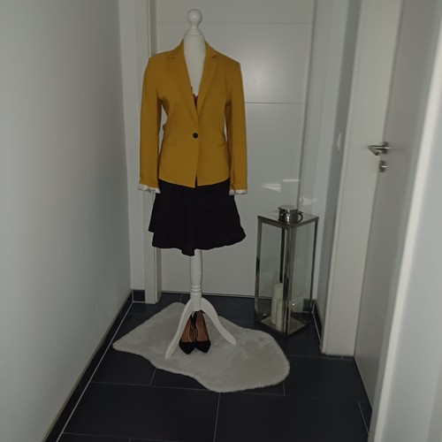 Blazer jacke senfgelb zara - senfgelb, m