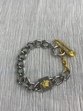 Versace Silber Rolo Kette Gold