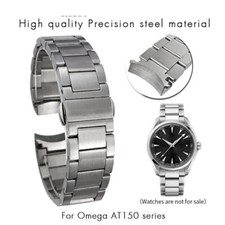 Metallarmband mit gebogenem Ende passend für Omega Seamaster AT150 Aqua Terra...