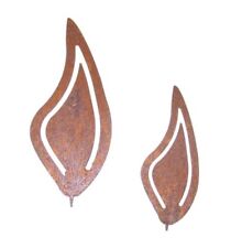 Abverkauf Metall Flamme