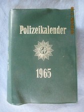 Polizeikalender der Gewerkschaft der Polizei aus 1965
