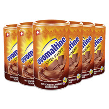 Ovomaltine Extra Schoko Getränkepulver, 450g, 6er Pack