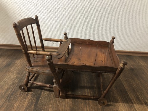 Antiker puppen hochstuhl - antiker,