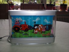 Aquarium Lampe Bauernhof Traktor Schwein Kuh Pferd Schaf - 3D Effekt Nachtlicht