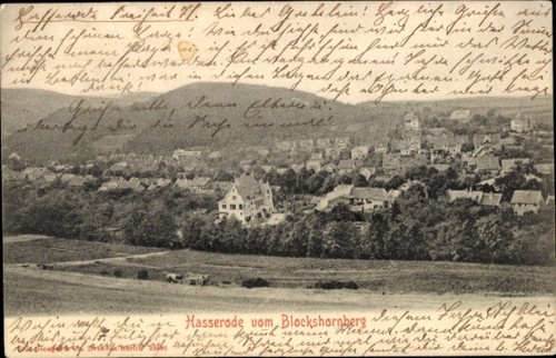 Hasserode wernigerode im - ak,
