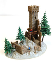 Faller burgruine burg auf - -,
