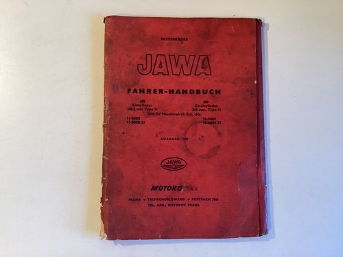 Jawa fahrerhandbuch - jawa,