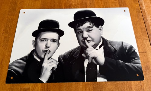 Blechschild laurel hardy - laurel, &