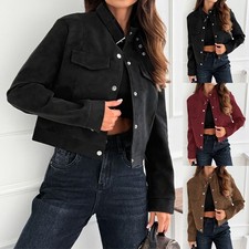 Damen Kunstleder Kurz Motorrad