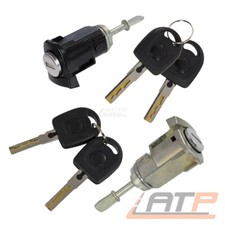 2x TÜRSCHLOSS SCHLIEßZYLINDER VORNE LINKS + RECHTS FÜR VW BORA GOLF 4 BIS BJ 01