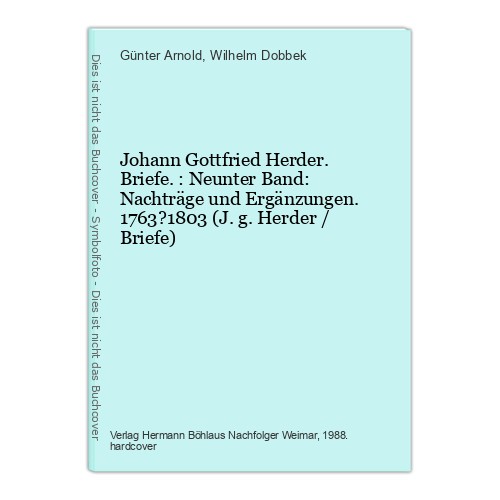 Johann gottfried herder - johann,