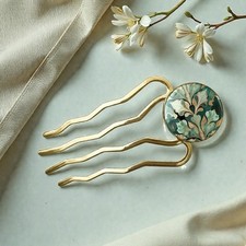 Französische Haarnadel Gold