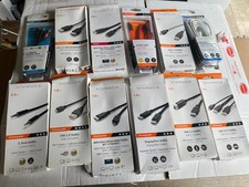 Kabel Restposten Audio Video Computer gemischt / 12 Packungen / Aktion O32