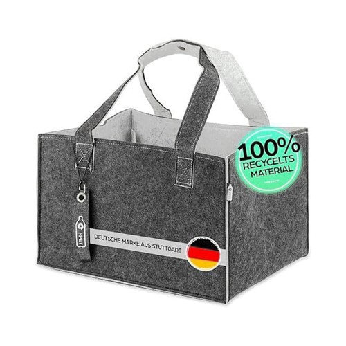 Filztasche shopper holzkorb - shopper,