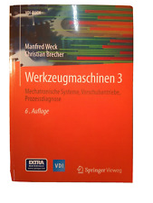 Werkzeugmaschinen 3 von Manfred Weck (2013, Set mit diversen Arti