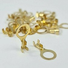 25x M8 Ring Kabelschuhe Crimp Ringform Öse Lkw Bastler Oldtimer 1,0-2,0mm² Kabel