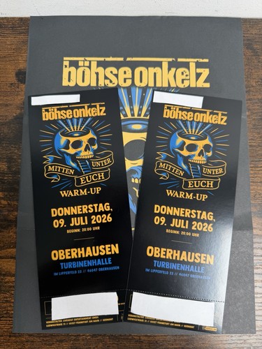 Böhse onkelz karten - 2x,