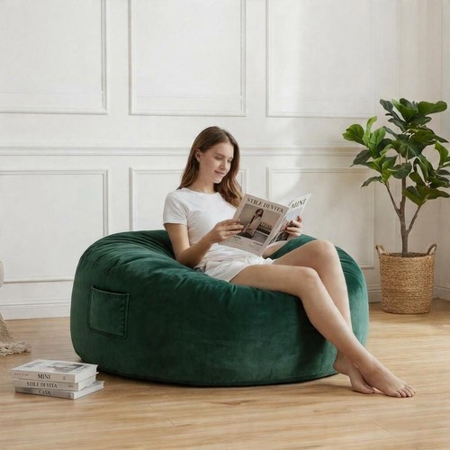 Memory foam sitzsack - 4-in-1,