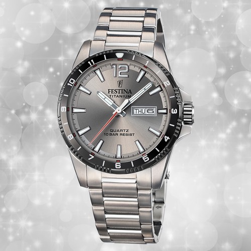 Festina herrenuhr titanium - herrenuhr,