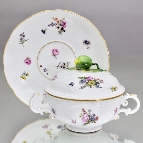 Meissen 1745 ecuelle - um, mit