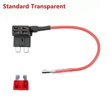 KFZ Standard Transparent Stromdieb Autosicherung Adapter Steck Verteiler abgreif