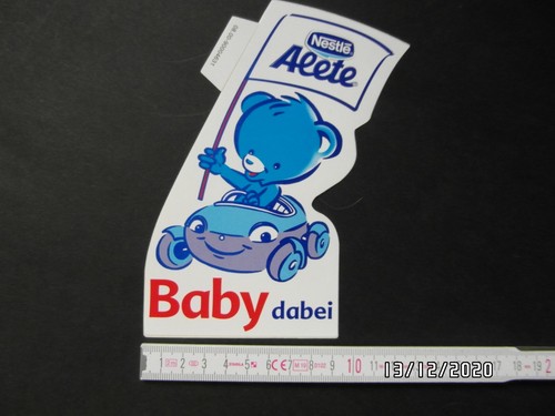 Aufkleber alete baby dabei - -,