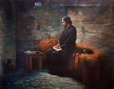 Ölgemälde Jesuit im Kerker