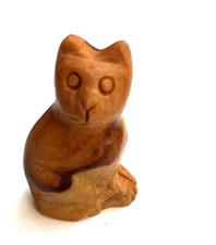 Edelsteinfigur Katze