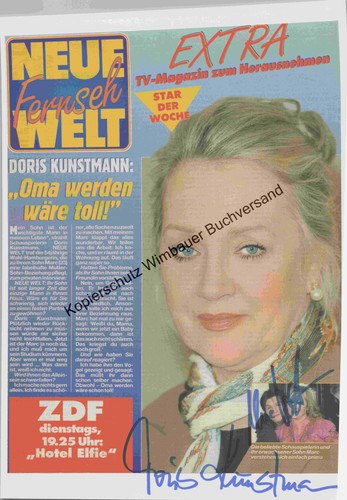 Original autogramm doris - original,